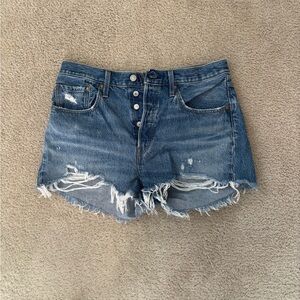 Levi's 501 Distressed Shorts